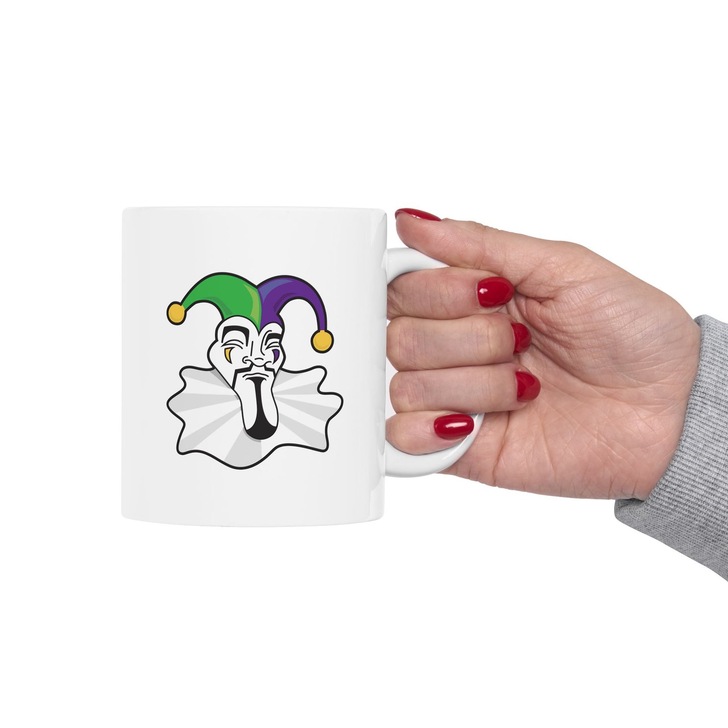 Mardi Gras Jester Mug
