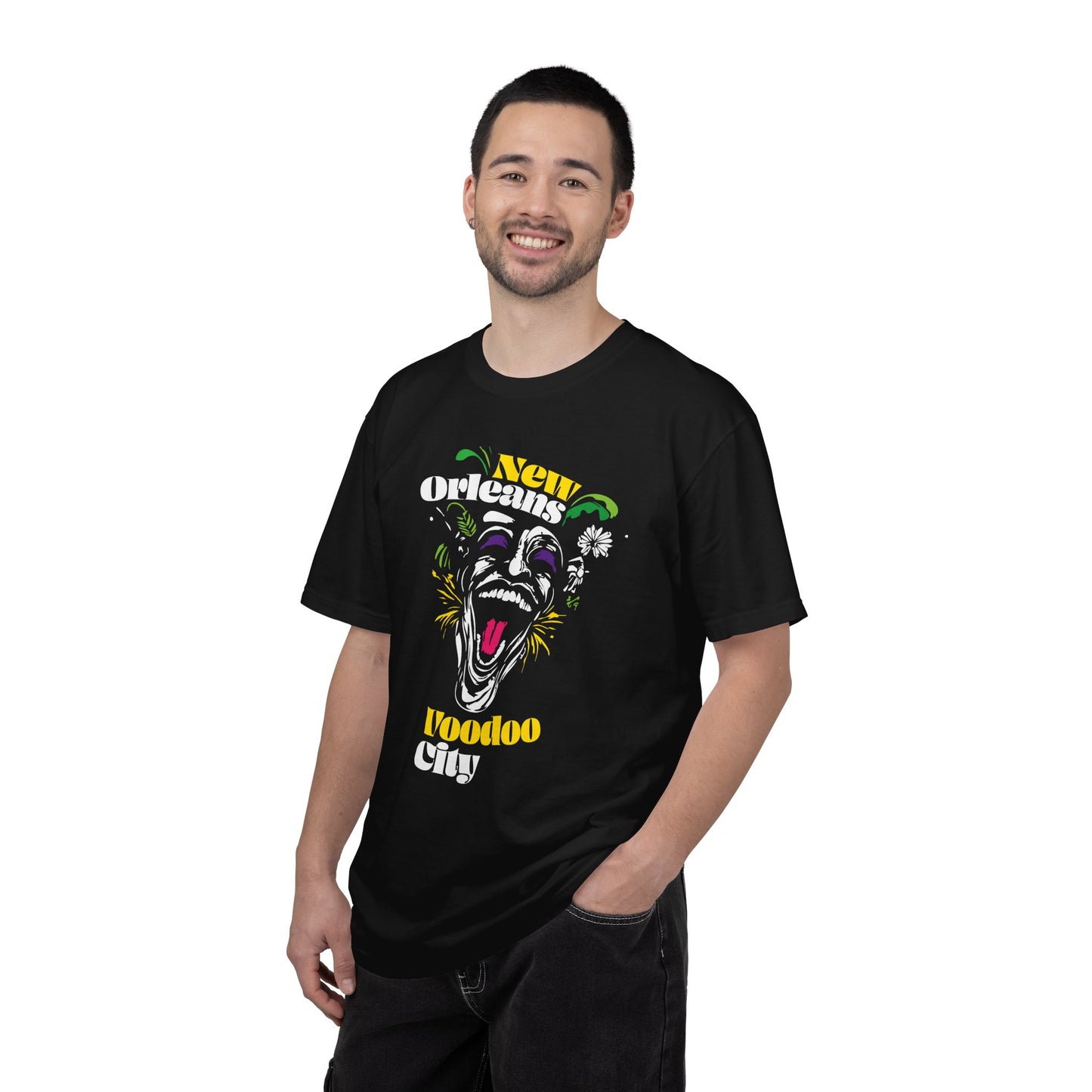Voodoo City T-Shirt, Unisex,Casual Graphic Tee,
