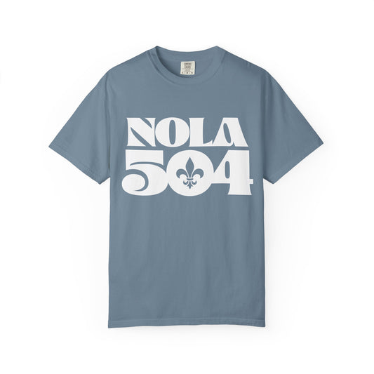 NOLA 504 Unisex T-Shirt - Vintage Style New Orleans Tee