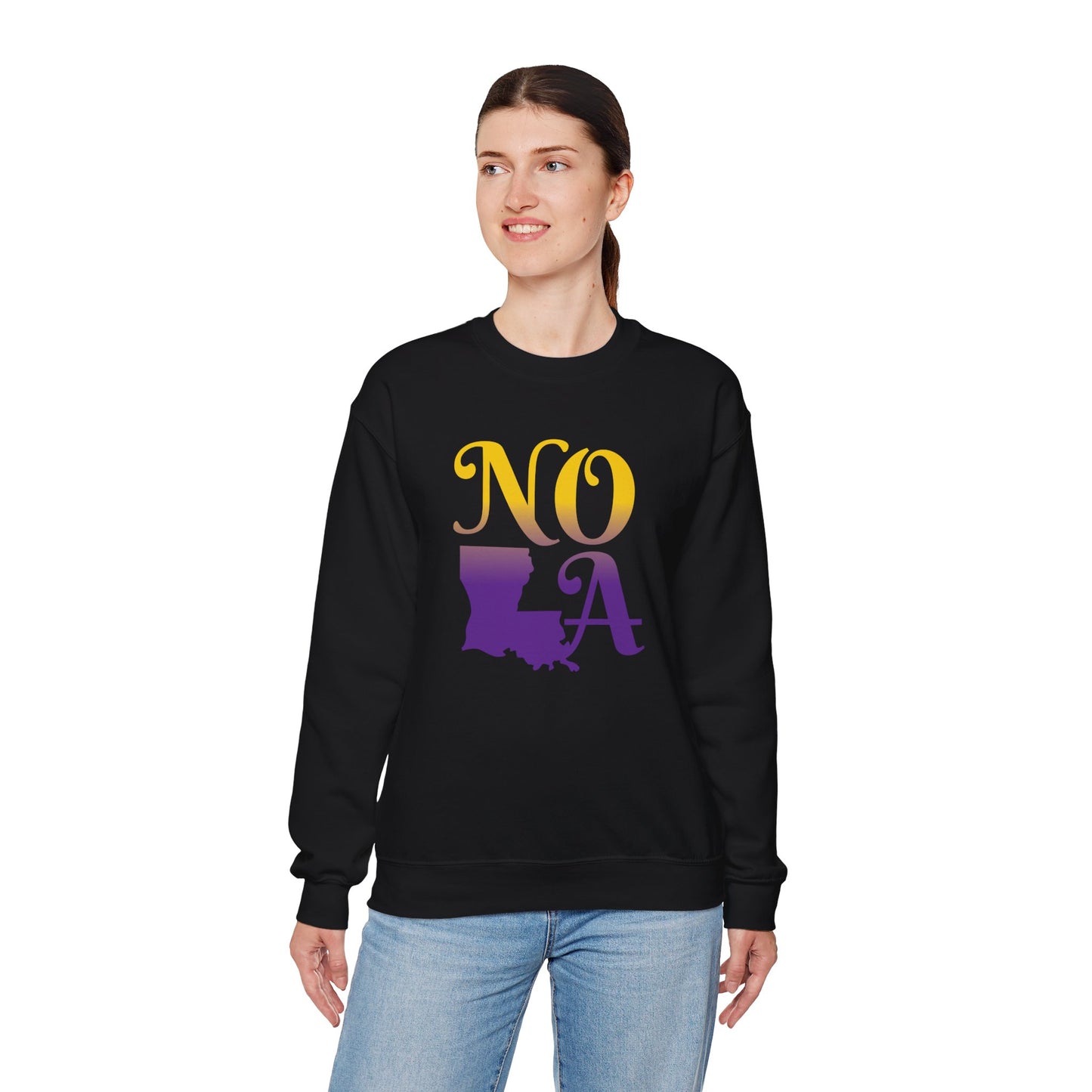 NOLA Crewneck Sweatshirt - Celebrate Louisiana Culture