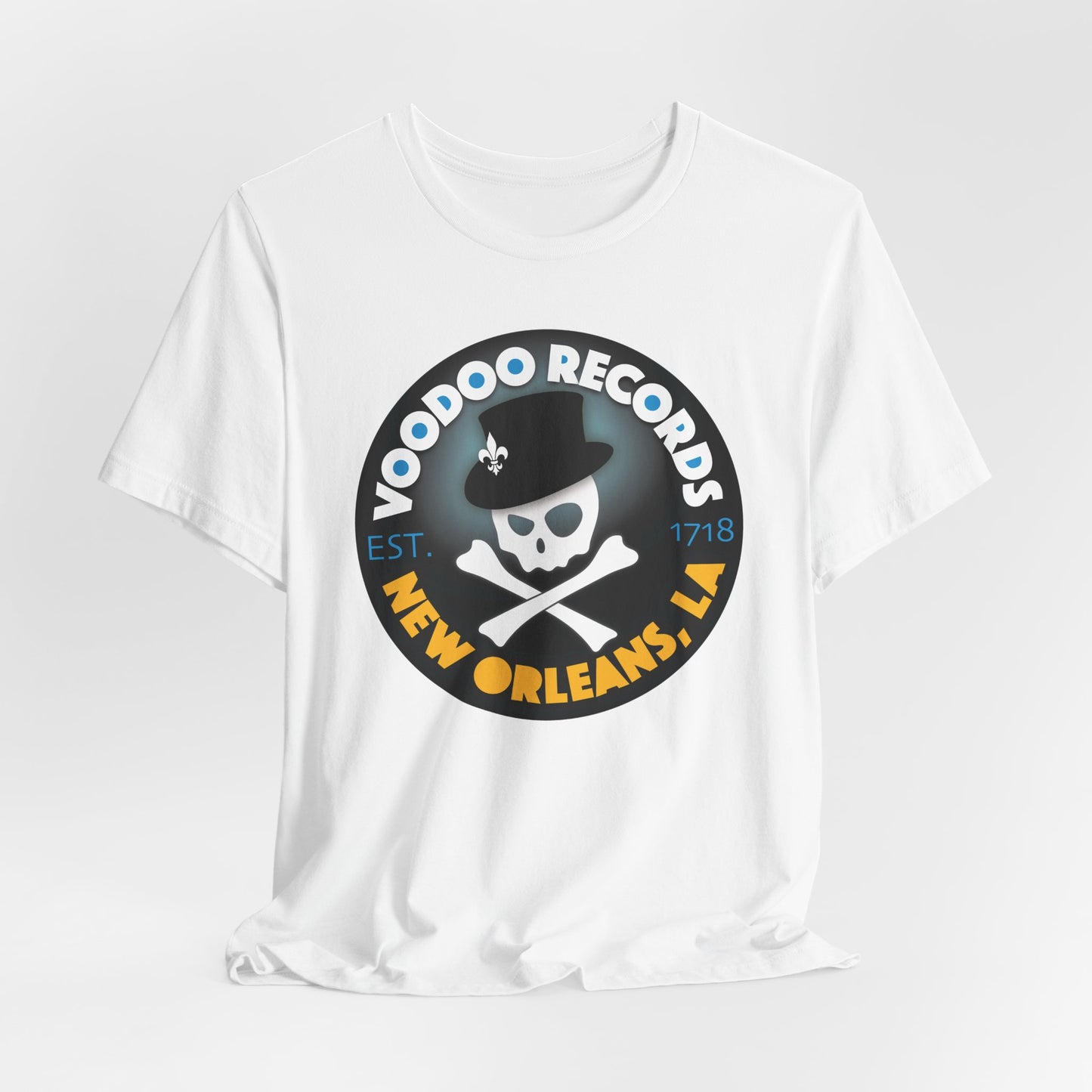 Voodoo Records New Orleans Skull T‑Shirt