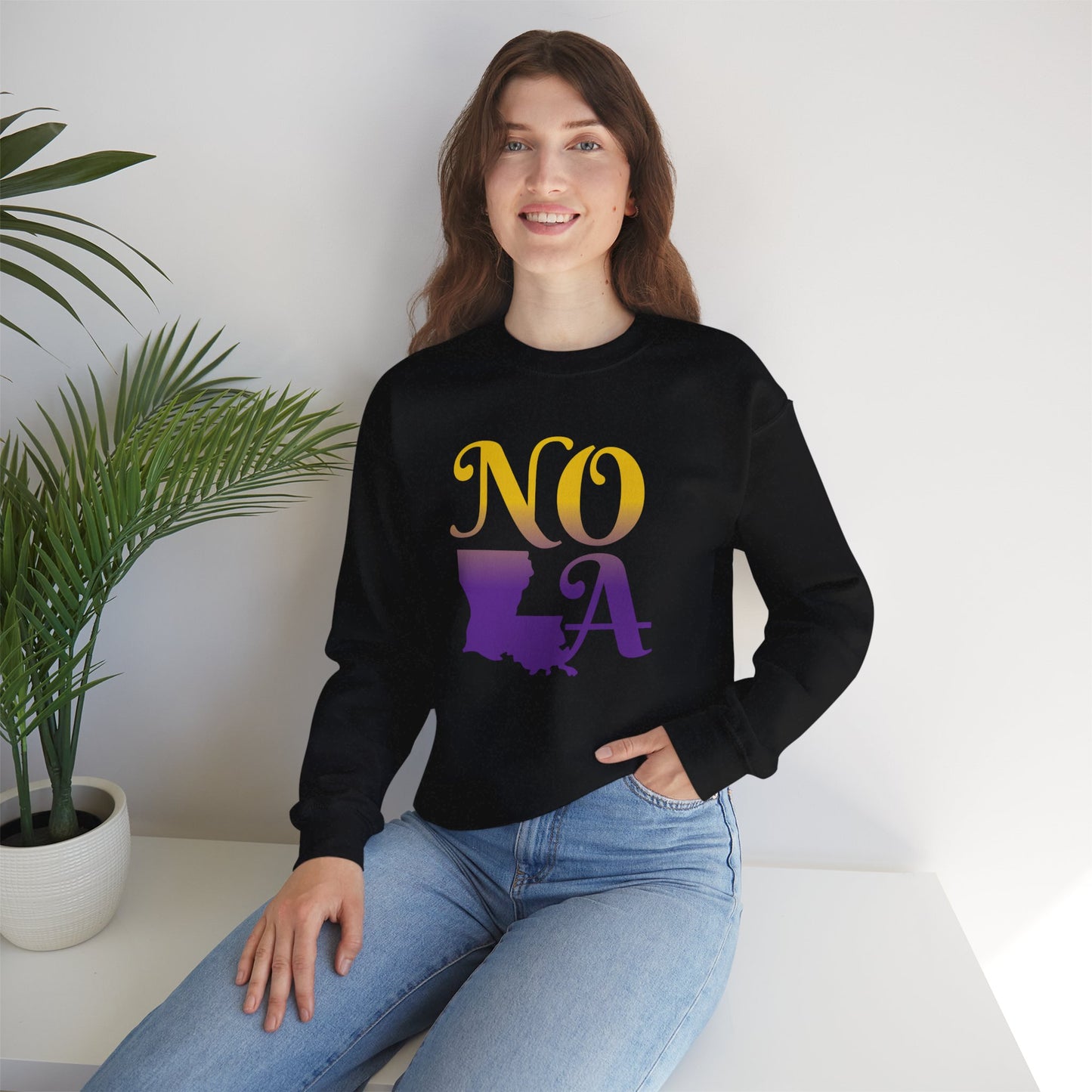 NOLA Crewneck Sweatshirt - Celebrate Louisiana Culture