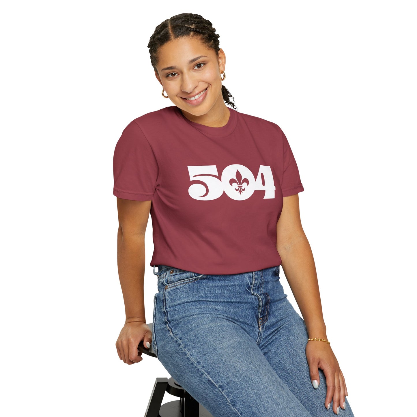 NOLA 504 Unisex T-Shirt - Vintage Style New Orleans Tee