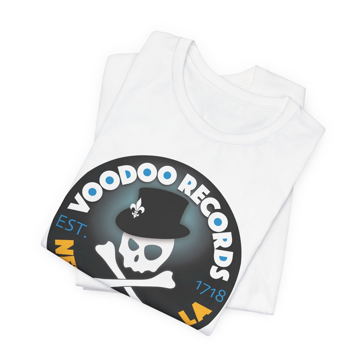 Voodoo Records New Orleans Skull T‑Shirt
